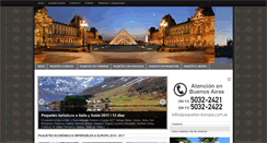 Desktop Screenshot of paquetes-europa.com.ar